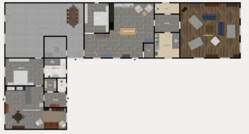 půdorys domu - Prodej domu 360 m², Písečné