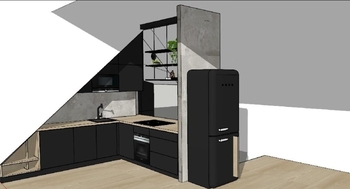 VIZUALIZACE  - Pronájem bytu 2+kk v osobním vlastnictví 100 m², Valašské Meziříčí