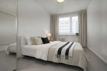 Ložnice - Pronájem bytu 2+kk v osobním vlastnictví 42 m², Praha 5 - Stodůlky 