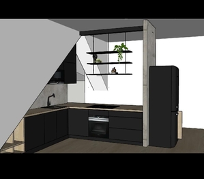 vizualizace - Pronájem kancelářských prostor 100 m², Valašské Meziříčí