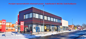 Pronájem kancelářských prostor 252 m², České Budějovice