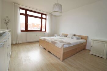 Pokoj ve spodním patře - Pronájem bytu 3+kk v osobním vlastnictví 114 m², Praha 8 - Libeň