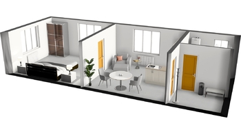 Prodej bytu 2+kk v osobním vlastnictví 54 m², Žandov