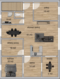 Pronájem bytu 5+kk v osobním vlastnictví 142 m², Černá Hora