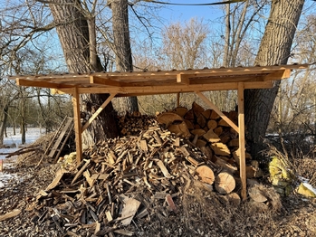 přístřešek na palivové dřevo - Prodej chaty / chalupy 12 m², Moravany