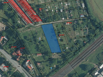 Prodej pozemku 1607 m², Suchdol nad Odrou