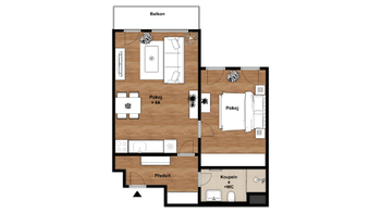 Prodej bytu 2+kk v osobním vlastnictví 51 m², Kladno