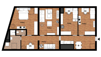 Pronájem bytu 4+1 v osobním vlastnictví 117 m², Luštěnice
