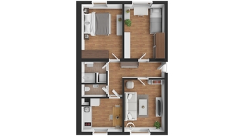 Pronájem bytu 3+1 v osobním vlastnictví 60 m², Luštěnice