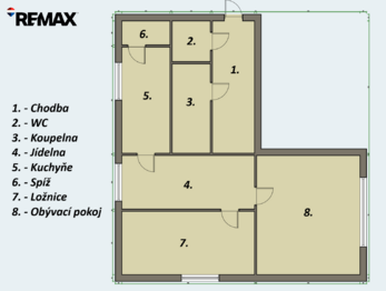 Prodej bytu 3+kk v osobním vlastnictví 63 m², Chotěvice