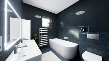 1. koupelna - Prodej domu 123 m², Leskovice