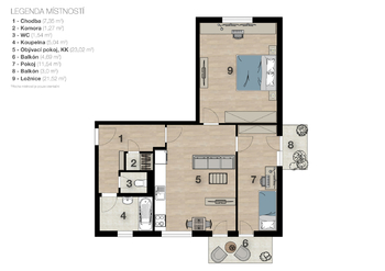 Prodej bytu 3+kk v osobním vlastnictví 75 m², Klíčany