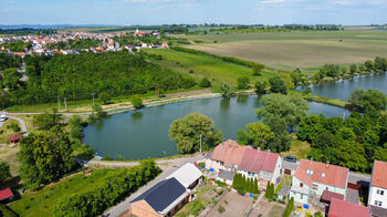 Letecký pohled - Prodej domu 96 m², Dubňany