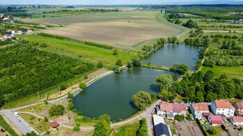 Letecký pohled - Prodej domu 96 m², Dubňany