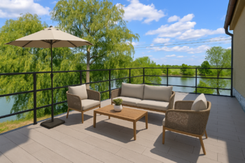 Terasa vizualizace - Prodej domu 96 m², Dubňany