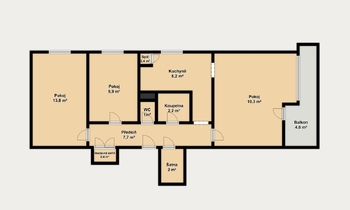 Prodej bytu 3+1 v osobním vlastnictví 76 m², Boskovice
