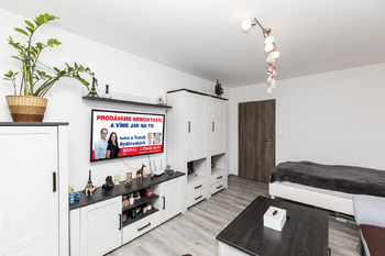 Obývací pokoj - Pronájem bytu 1+1 v osobním vlastnictví 38 m², Bohušovice nad Ohří