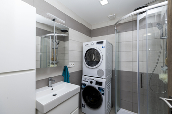 Koupelna - Pronájem bytu 1+1 v osobním vlastnictví 38 m², Bohušovice nad Ohří