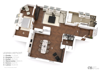 Pronájem bytu 2+kk v osobním vlastnictví 108 m², Ostrava