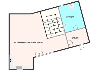 PLÁNEK PŘÍZEMÍ - Pronájem domu 90 m², Český Krumlov