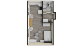 Pronájem bytu 1+kk v osobním vlastnictví 29 m², Kladno