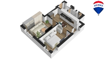 Prodej bytu 2+1 v osobním vlastnictví 58 m², Benešov nad Ploučnicí