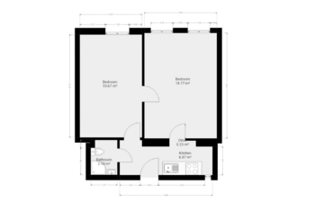 Pronájem bytu 2+1 v osobním vlastnictví 43 m², Praha 2 - Nusle