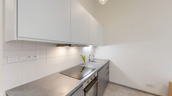kuchyňská linka - Prodej bytu 1+kk v osobním vlastnictví 26 m², Praha 3 - Žižkov