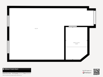 půdorys - Prodej bytu 1+kk v osobním vlastnictví 26 m², Praha 3 - Žižkov