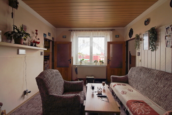 obývací pokoj - Prodej bytu 2+kk v osobním vlastnictví 50 m², Chomutov