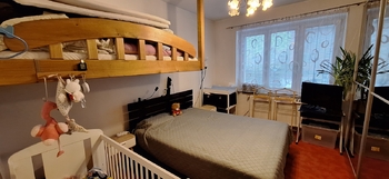 Ložnice  - Prodej bytu 2+kk v osobním vlastnictví 55 m², Vyškov