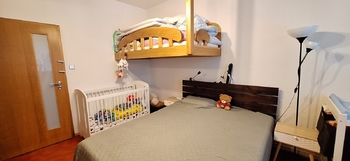 Ložnice  - Prodej bytu 2+kk v osobním vlastnictví 55 m², Vyškov