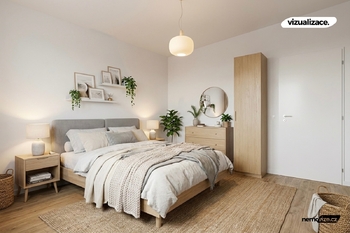 pokoj - vizualizace - Prodej bytu 2+kk v osobním vlastnictví 48 m², Mladá Boleslav