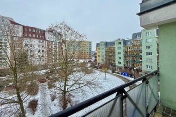 pohled z lodžie - Prodej bytu 2+kk v osobním vlastnictví 48 m², Mladá Boleslav