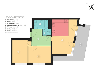 Prodej bytu 3+kk v osobním vlastnictví 89 m², Praha 10 - Pitkovice