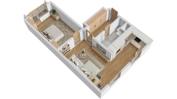 Pronájem bytu 2+kk v osobním vlastnictví 56 m², Břeclav