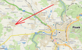 Prodej pozemku 1137 m², Dobev