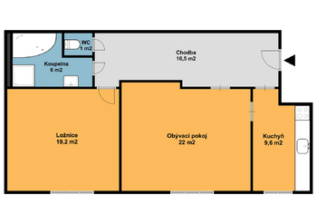 Prodej bytu 2+1 v osobním vlastnictví 79 m², Plzeň