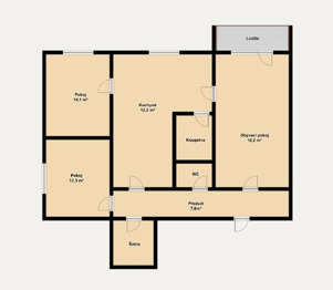 Prodej bytu 3+1 v osobním vlastnictví 75 m², Olomouc