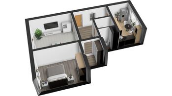 Pronájem bytu 2+1 v družstevním vlastnictví 56 m², Česká Lípa