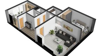 Pronájem bytu 2+1 v družstevním vlastnictví 56 m², Česká Lípa