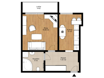 Pronájem bytu 1+1 v družstevním vlastnictví 43 m², Ostrava