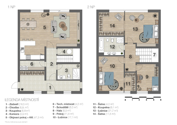 Prodej bytu 4+kk v osobním vlastnictví 175 m², Ondřejov