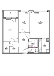 Pronájem bytu 3+kk v osobním vlastnictví 63 m², Praha 4 - Chodov