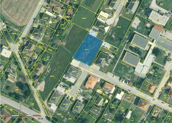 katastrální mapa - Prodej pozemku 1007 m², Boršov nad Vltavou