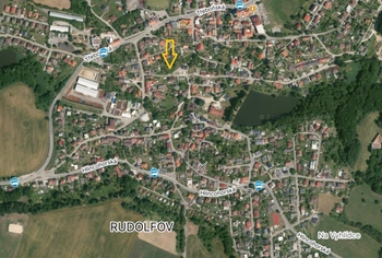 mapa umístění v obci - Prodej pozemku 759 m², Rudolfov