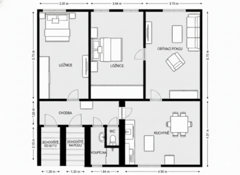 Prodej bytu 3+1 v osobním vlastnictví 186 m², Kralupy nad Vltavou