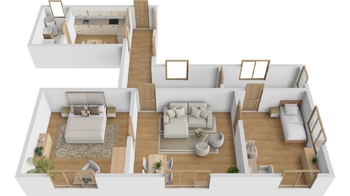 Pronájem bytu 3+1 v osobním vlastnictví 100 m², Nová Paka