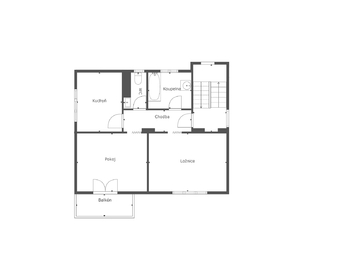 půdorys 3. NP - Prodej domu 141 m², Hýskov