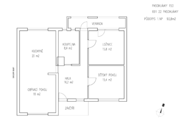 Prodej domu 94 m², Pasohlávky